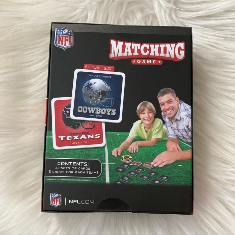NEW NFL Matching Game Age 3+